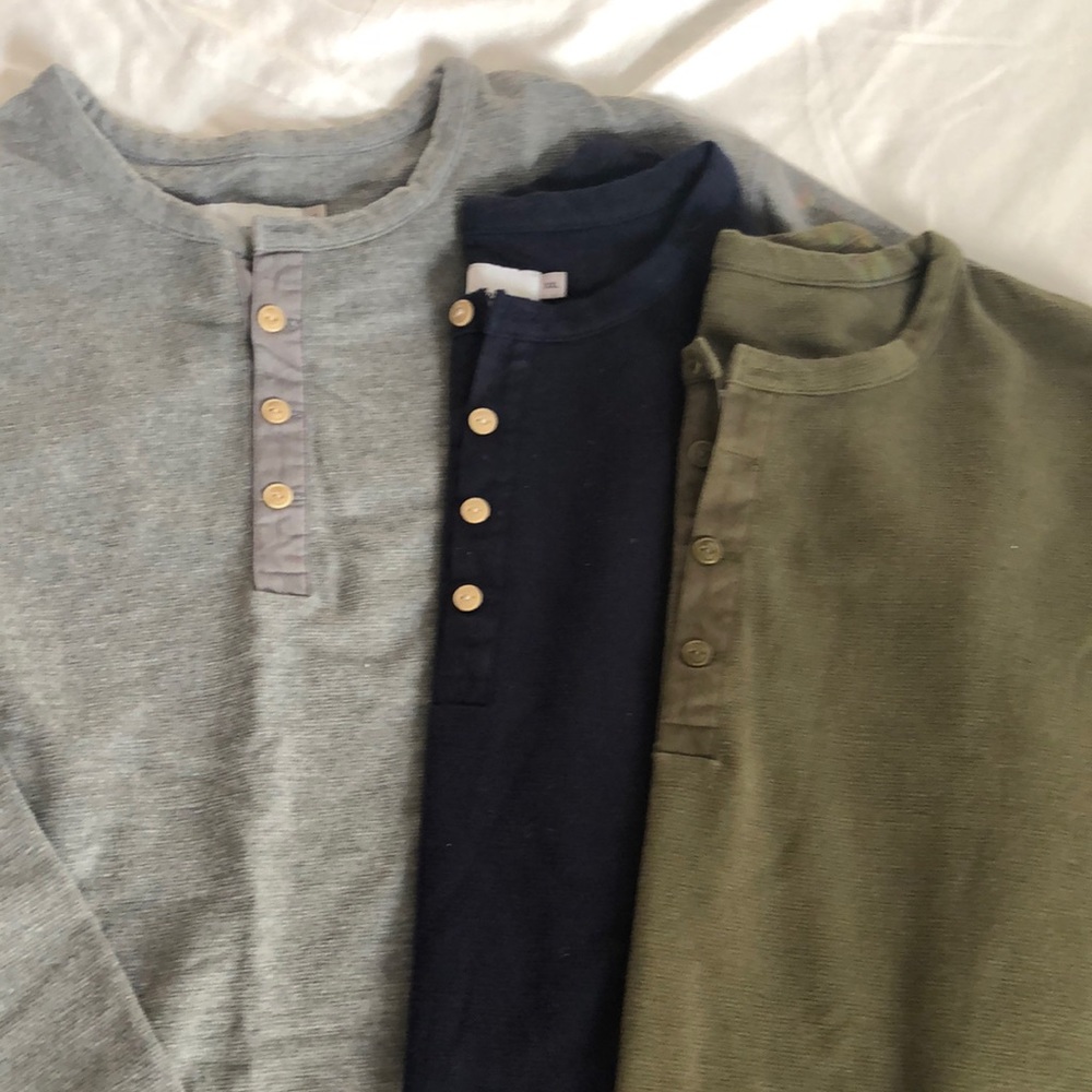goodfellow & co henley shirts XXL